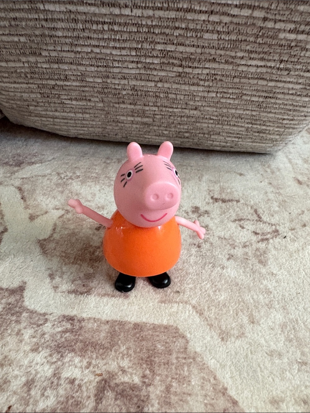 Peppa Pig Figurine with Orange Dress